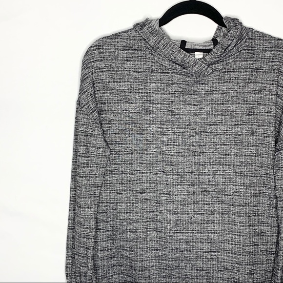 Lululemon Extra Mile Hoodie Black/White Size 6 - Picture 6 of 15